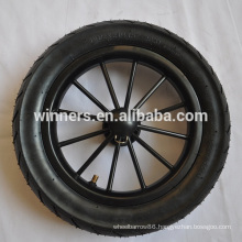 Super quality 12"x2"pneumatic inflatable small rubber wheel